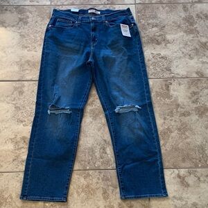 Levi Strauss Women 14 Easy Straight Jeans - Blue Levi’s denim pants